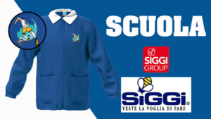 GREMBIULE SCUOLA ELEMENTARE BAMBINO SIGGI CASACCA 33CS1775 Bluette