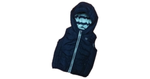 GILET IMBOTTITO CON CAPPUCCIO 6-30M ART.68001